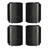 4x HK Audio Installationslautsprecher Schwarz 6,5" PA-Soundsystem 120W 100V 8OHM